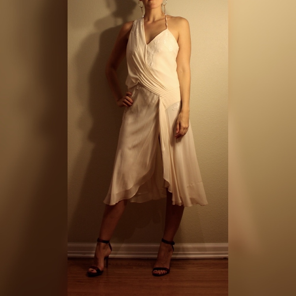 Haute Hippie beautiful white dress