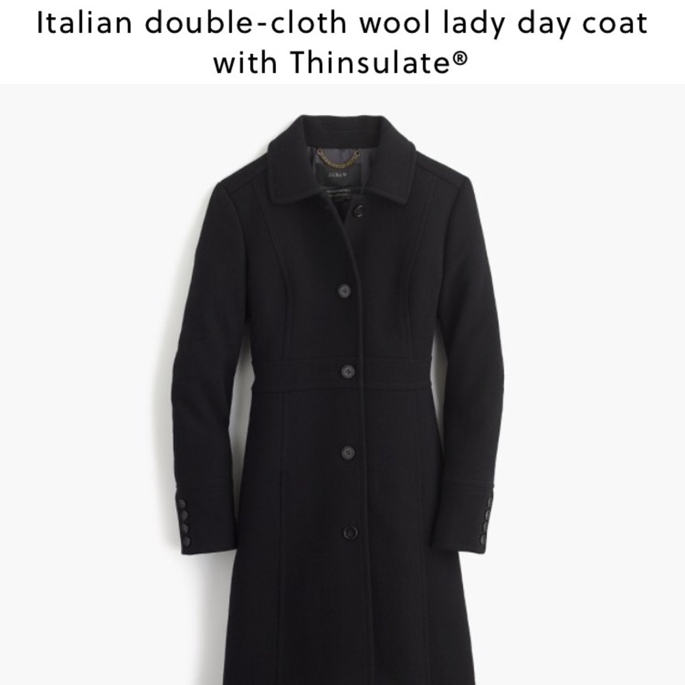 J. Crew women's wool coat with Thinsulate®
