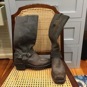 Frye Leather Harness Boots