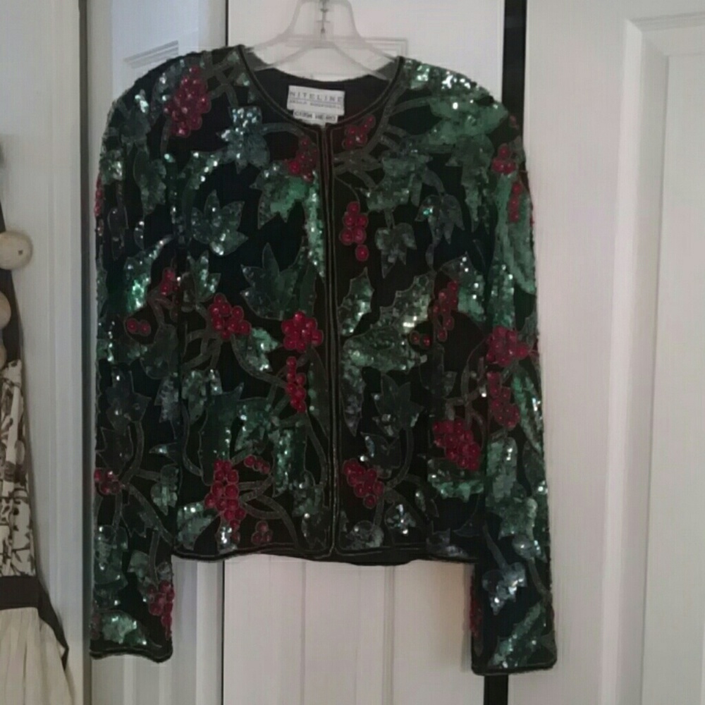 Niteline Della Roufogali embellished jacket NWOT