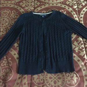 GapKids Mini cable-knit cardigan