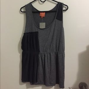NWT Anthropologie Gray Shirt