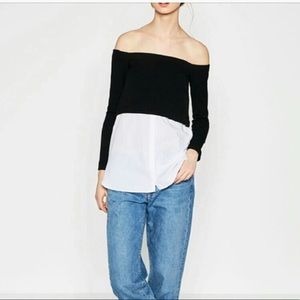 Zara Trafaluc Off the shoulder top