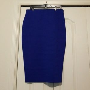 Royal Blue Pencil Skirt