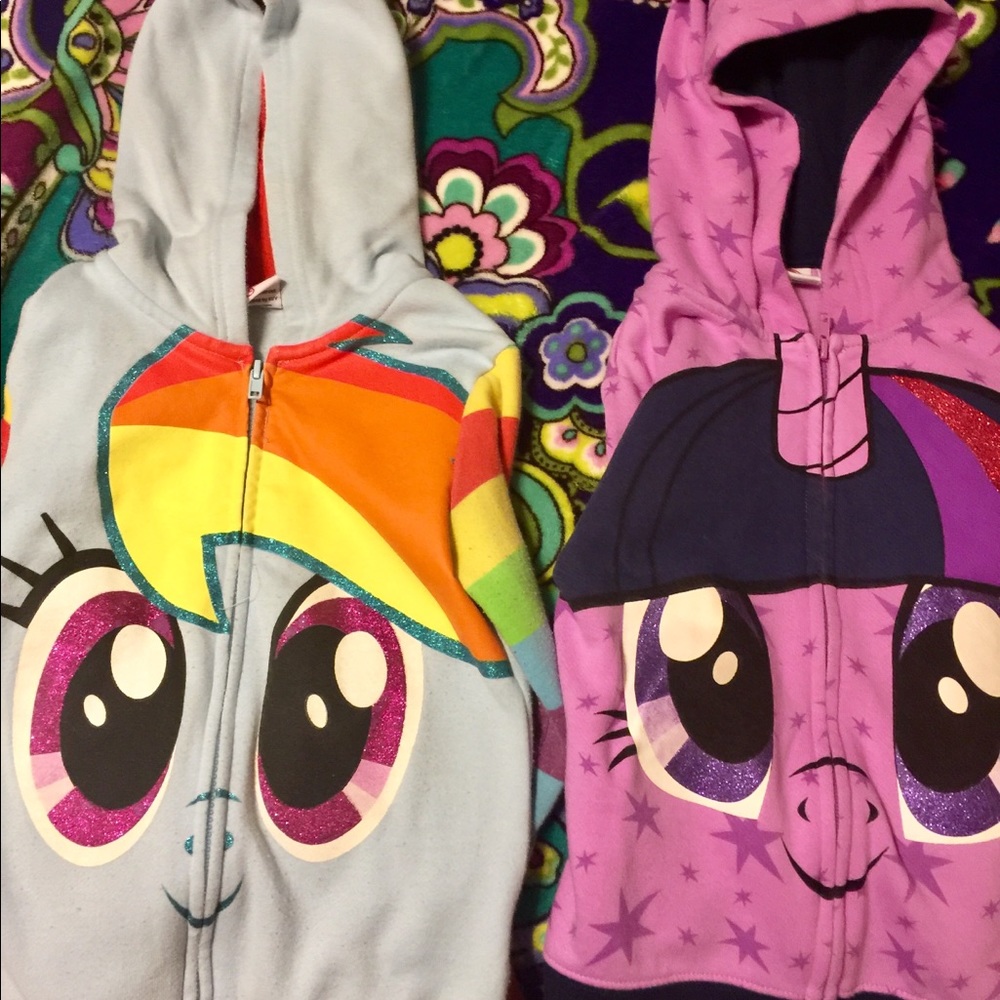 2 My Little Pony hoodies