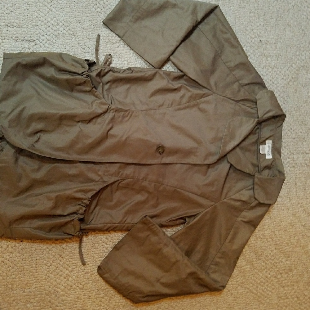 Light brown silky jacket