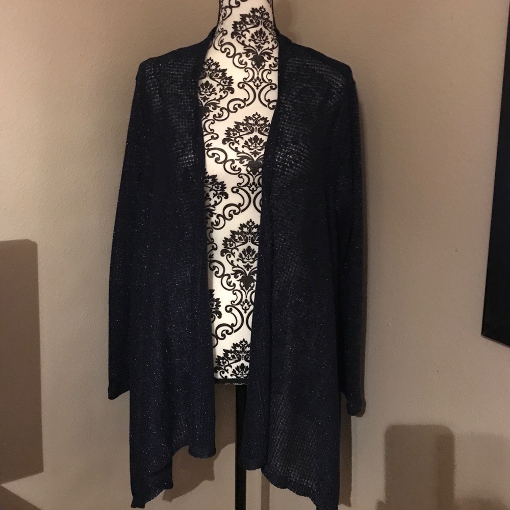 Beautiful Blue Sparkly Cardigan