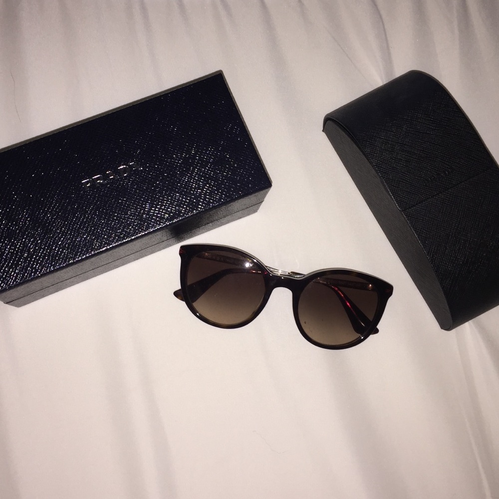 Round Prada Sunglasses