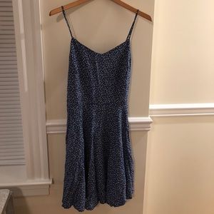 Old Navy Tall blue floral dress.