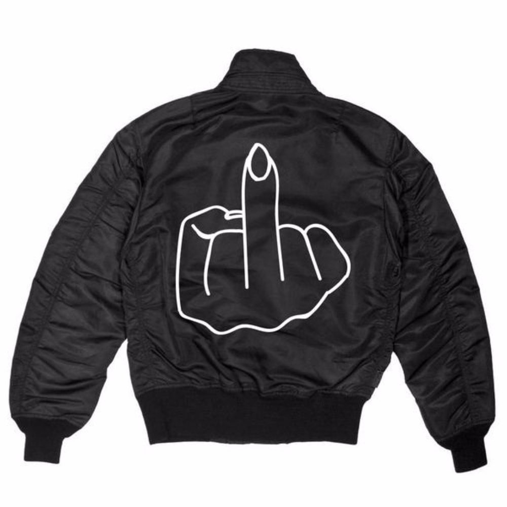 Black Bomber Jacket