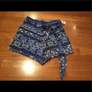 Absolute Angel Stretch Waist Belted Shorts