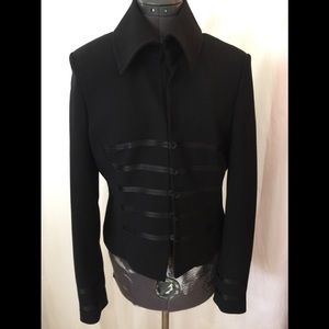 High end evening military jacket
