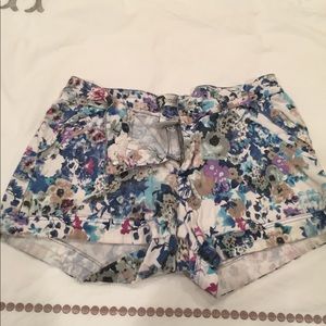 Floral Patterned Shorts