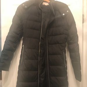 Michael Kors long bubble hood jacket