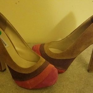 Steve Madden Colorblock Tip Platform Shoes