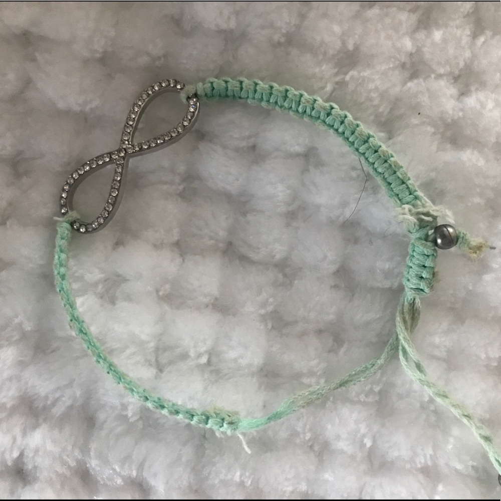 Mint Infinity Bracelet - Picture 2 of 2
