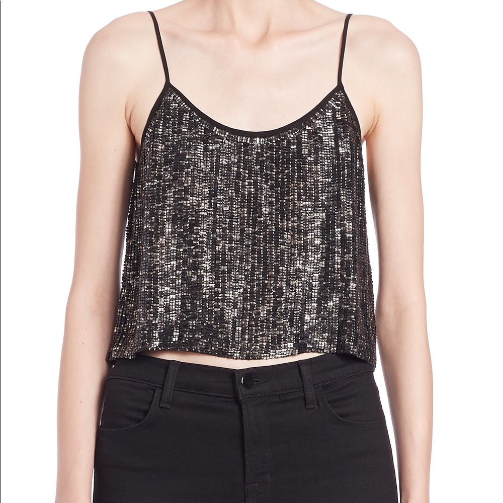 🔥BRAND NEW MLV sequin top XS