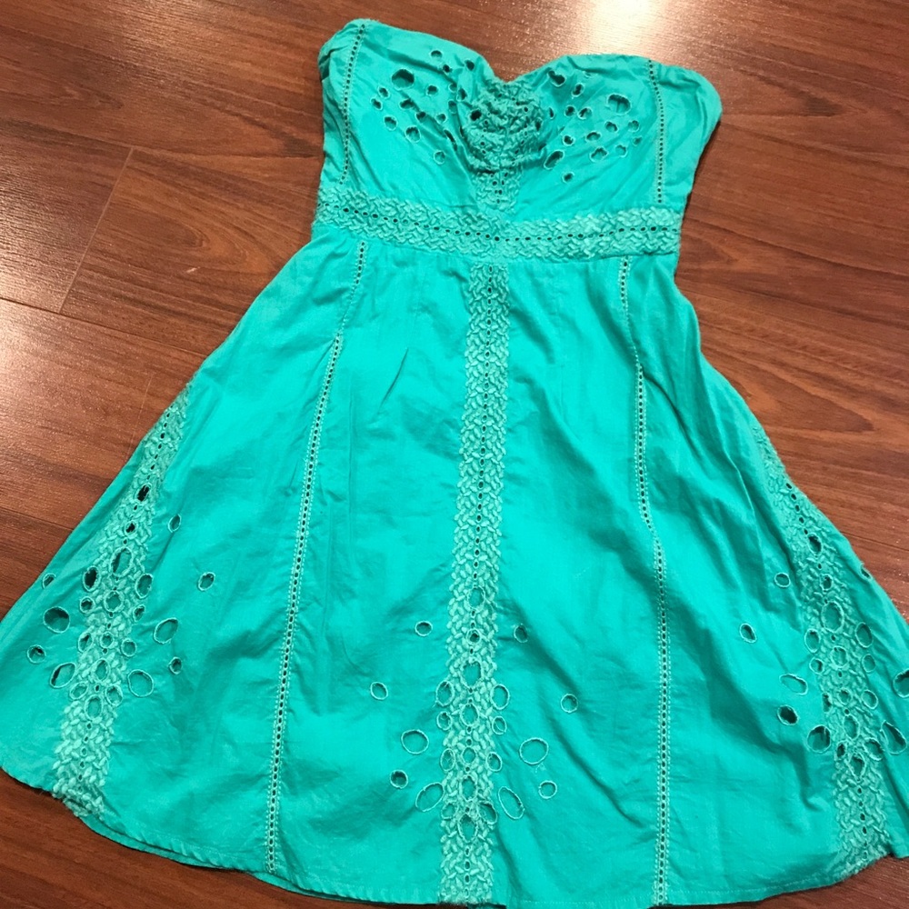 Strapless urban outfitters short dress