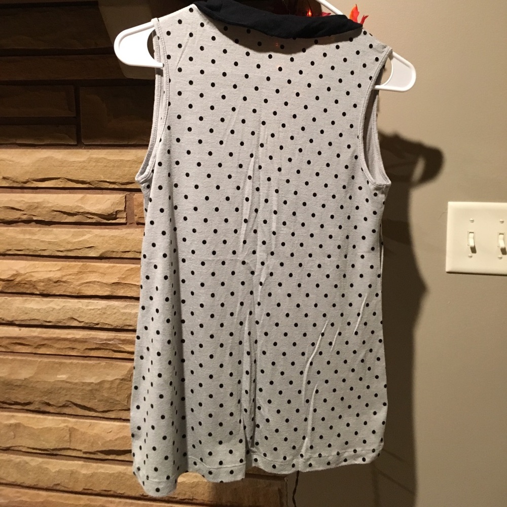 Button down, polka dot top. - Picture 2 of 2