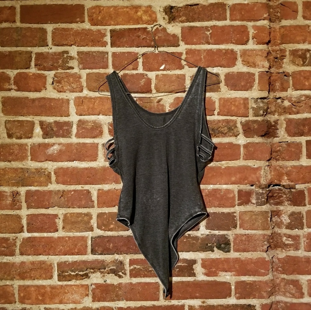 Charcoal Bodysuit