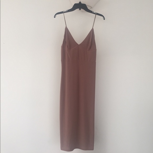 Strappy bodycon dress pink/nude size 10 NWT - Picture 2 of 5