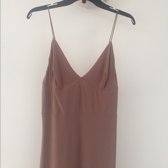 Strappy bodycon dress pink/nude size 10 NWT - Picture 3 of 5