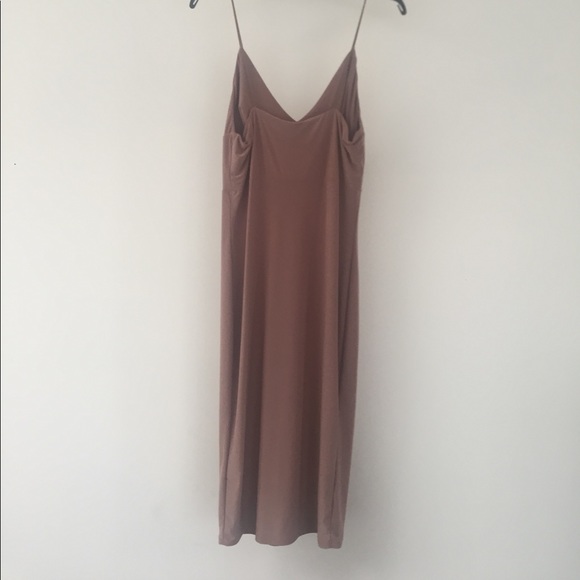 Strappy bodycon dress pink/nude size 10 NWT - Picture 4 of 5