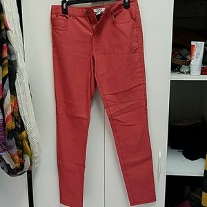 Ultra Skinny Pants - Coral