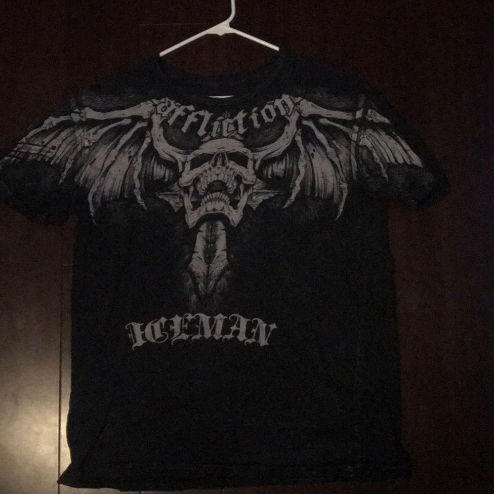 Black affliction T-shirt