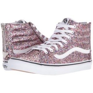 ❗️❗️ NEVER WORN Glitter Vans ❗️❗️