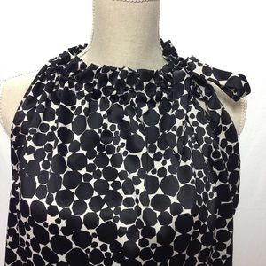 Liz Claiborne silk tank w tie neck.