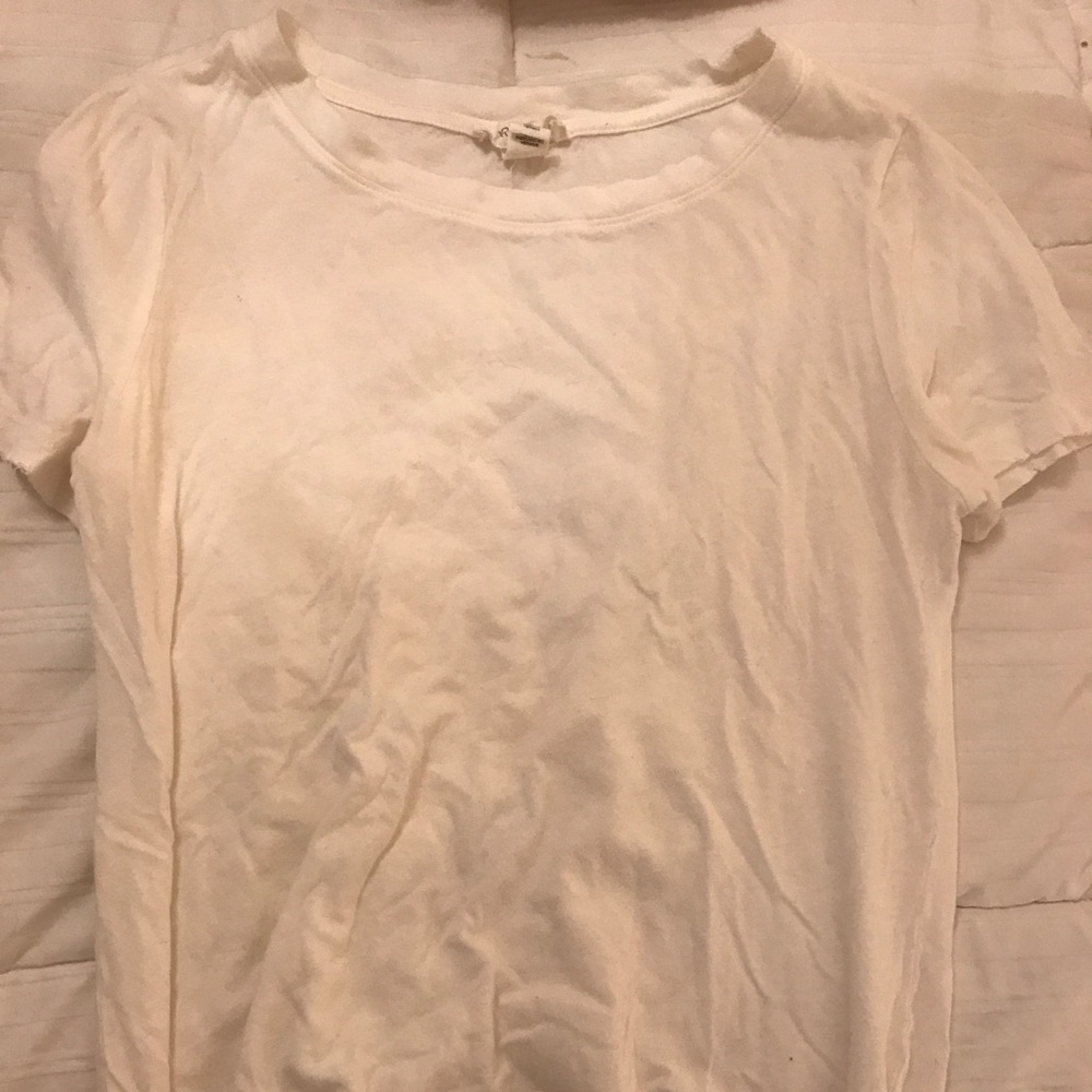 White Short Sleeve Top