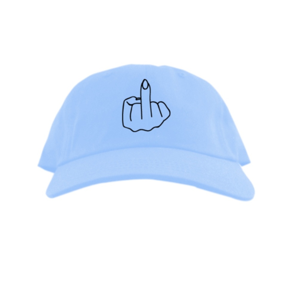 TANA MONGEAU DAD HAT LIGHT BLUE