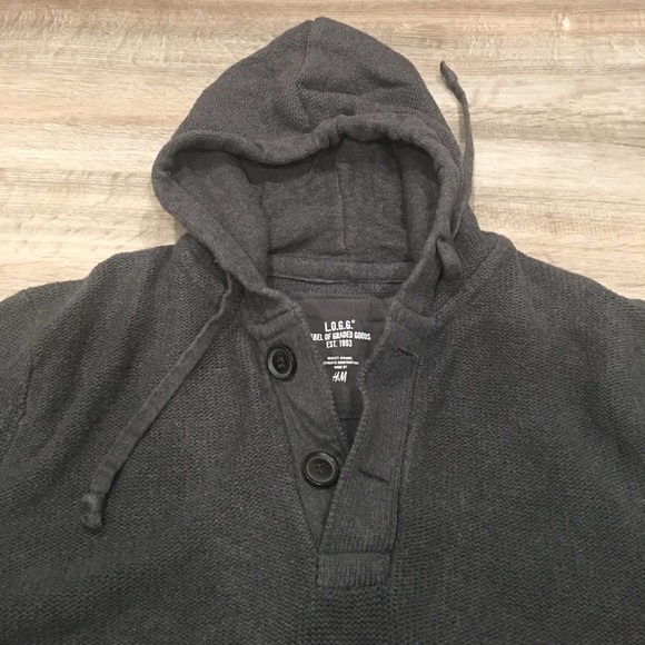 Men’s hooded sweater top - Picture 3 of 7