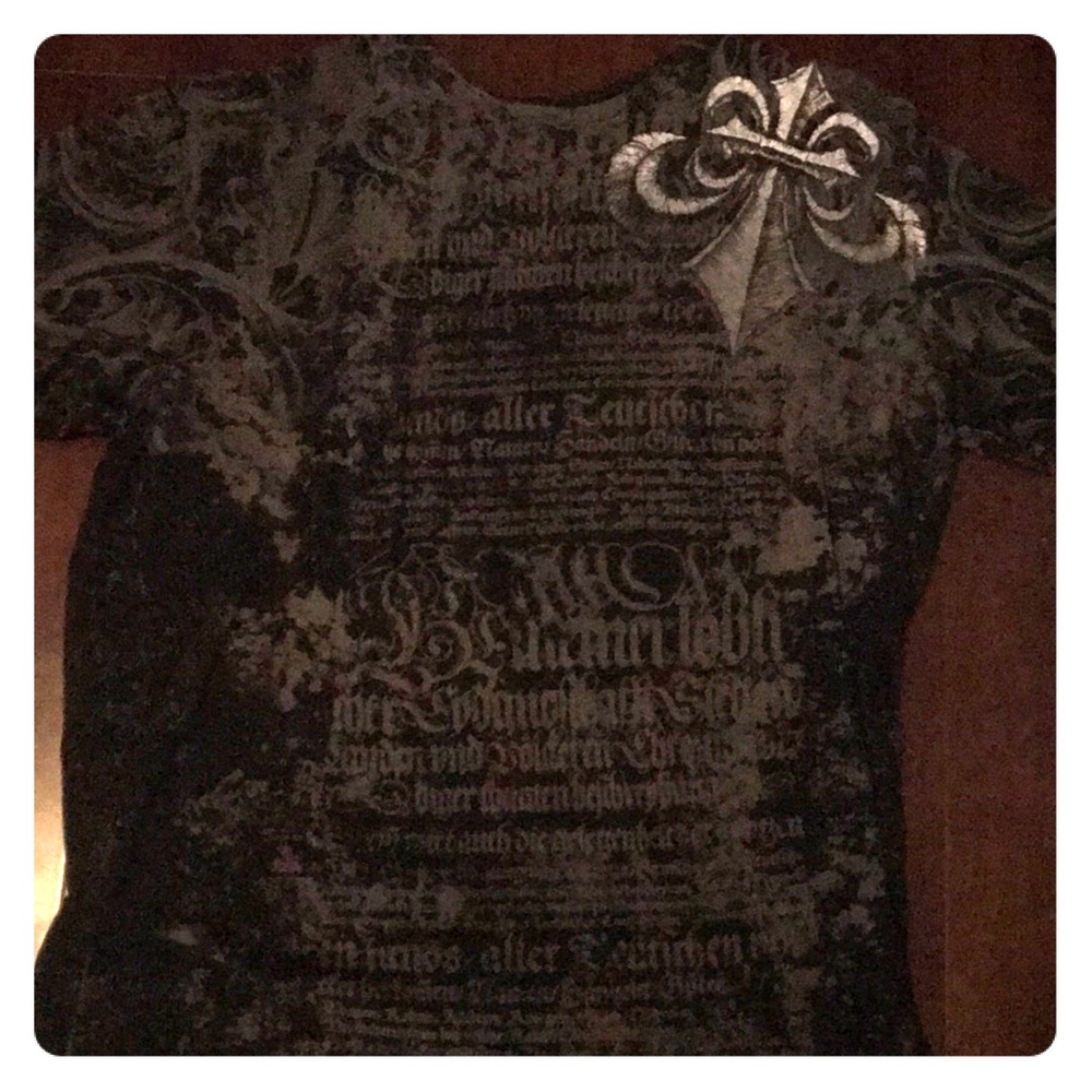 Black affliction T-shirt