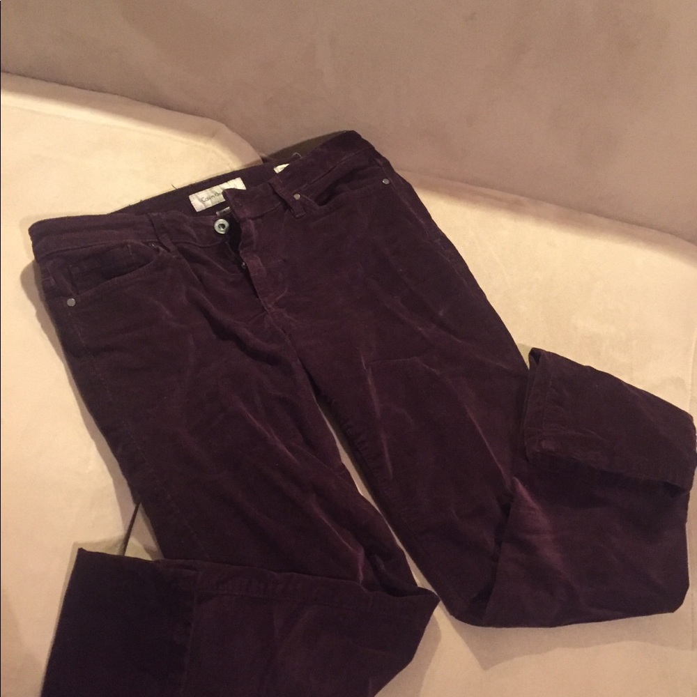 Size 8 Calvin Klein ultimate skinny corduroy pants