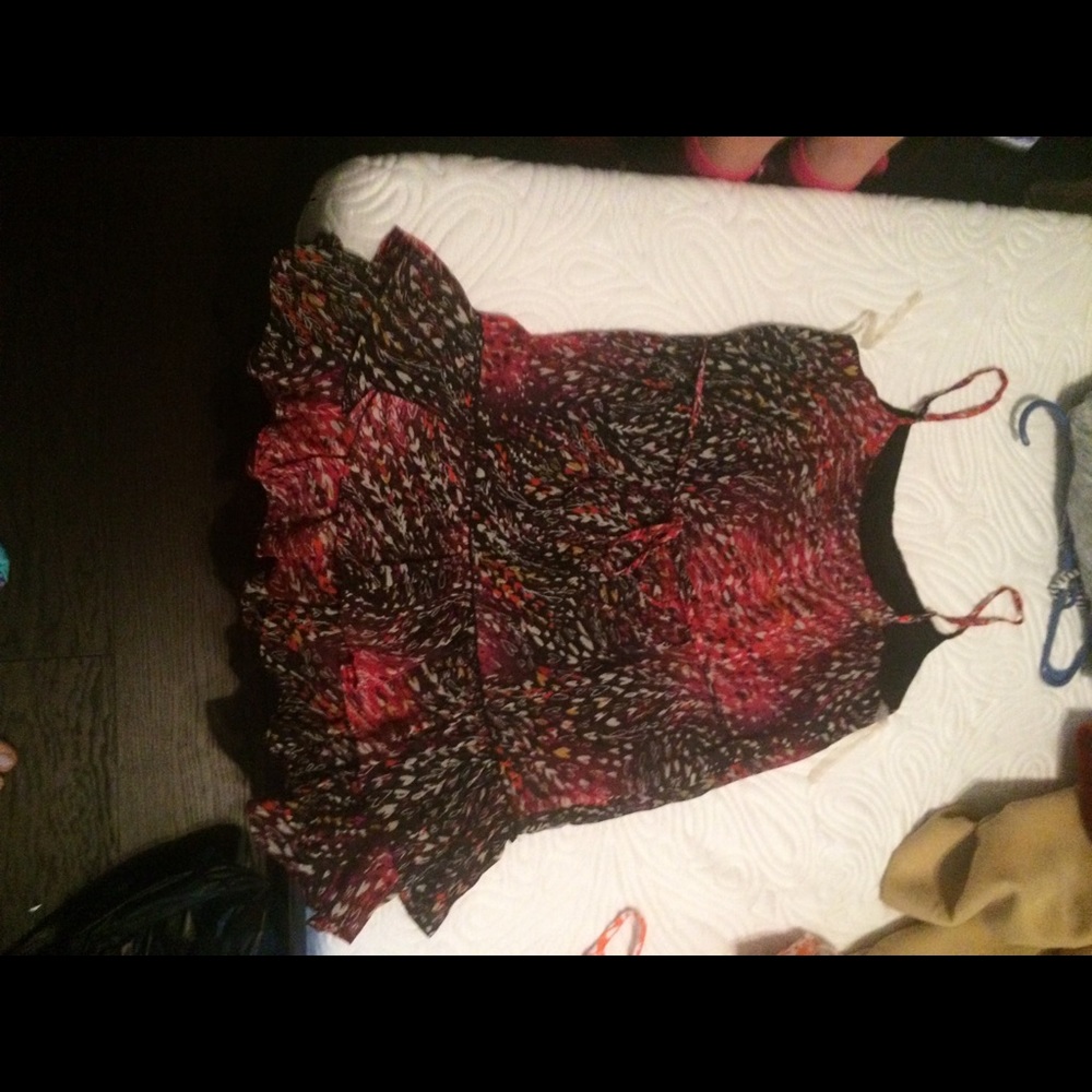 Dress with tie in back