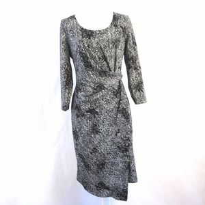 NWT Jones New York Tucked Ponte Knit Dress