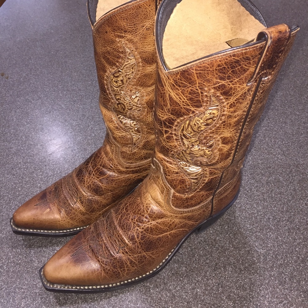 Women’s leather Abilene Cowboy boot 9/10 worn once