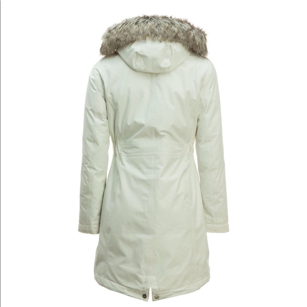 White The North Face Arctic Down Parka XS