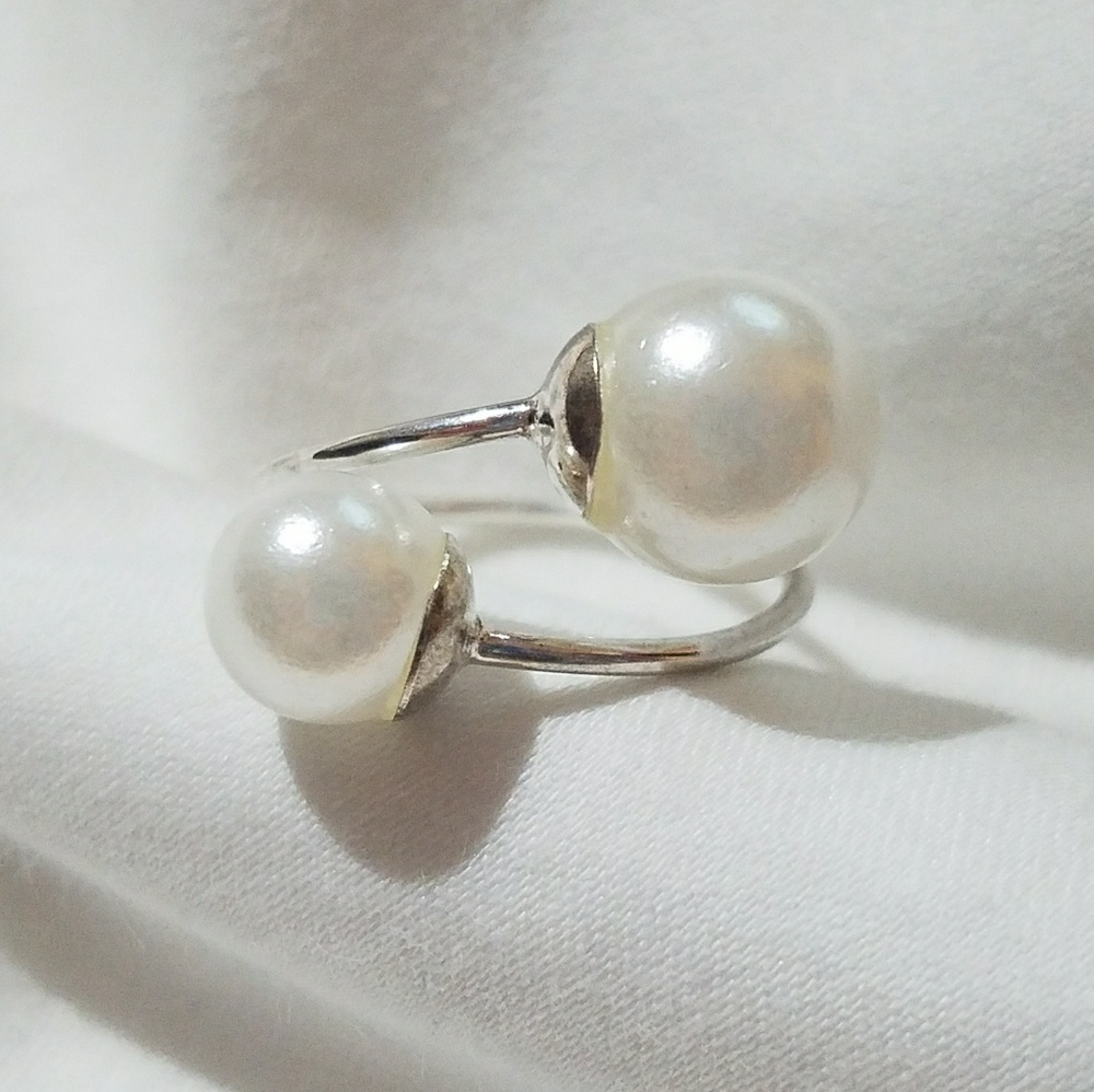 Sterling Silver Pearl ring