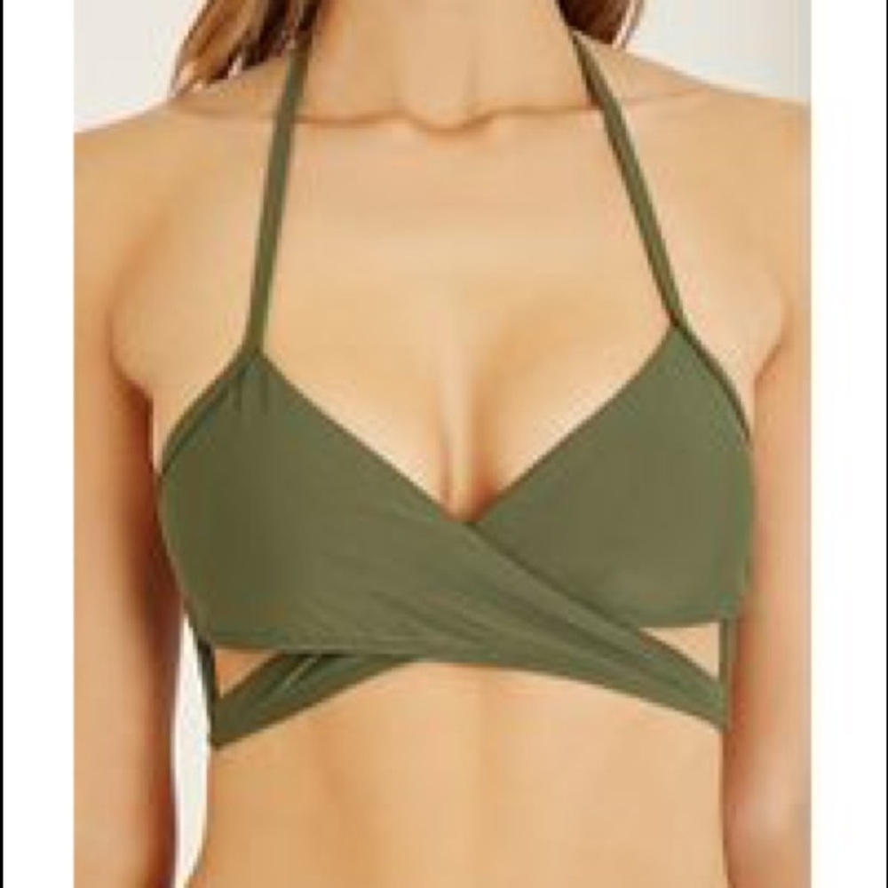 Forever 21 Crossed Bikini Top