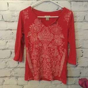 Lucky Brand 3/4 Sleeve Shirt