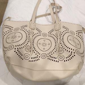 White purse