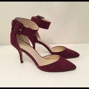 LIKE NEW | Zara Plum Ankle Strap Heels