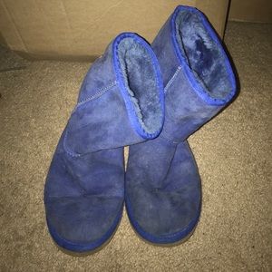 Ugg Ankle Boots Royal Blue
