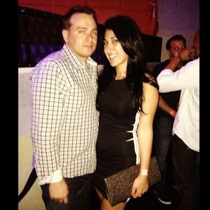 Bebe fitted cutout dress short black