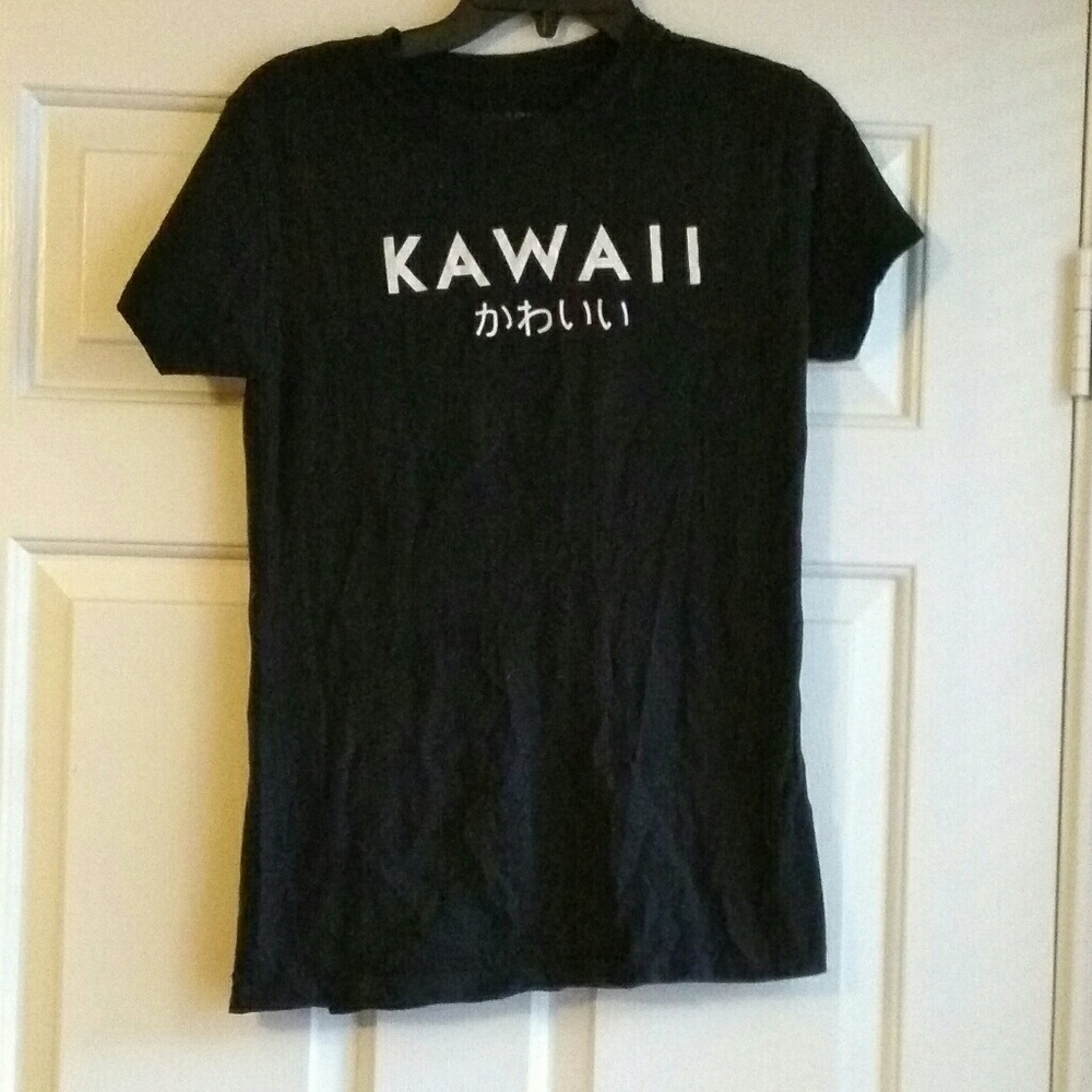 🚫DONATING SOON🚫 Black Kawaii T-shirt