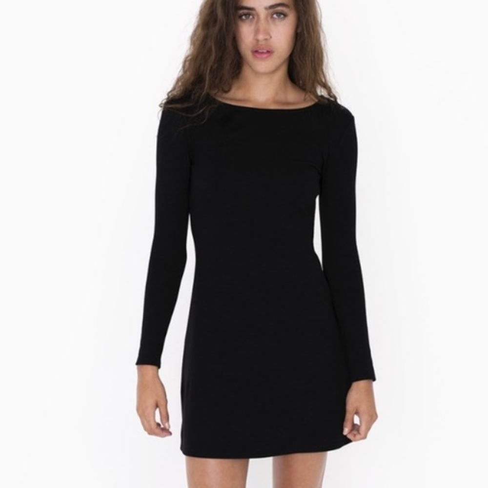 AA Long sleeve ponte mini dress