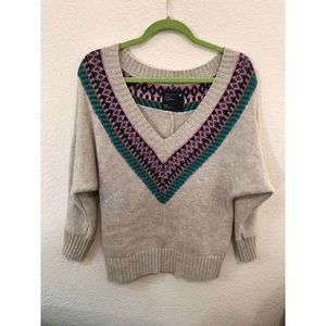 Deep V sweater